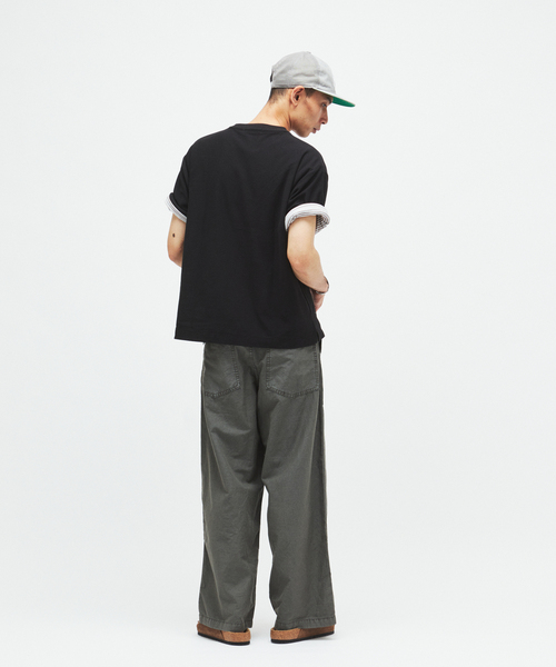 JOURNAL STANDARD(ジャーナルスタンダード)の「クレープ ウィーヴ リラックス Tシャツ(Tシャツ/カットソー・メンズ・ブラック系その他/ホワイト系その他/グレー/ブラウン・MEDIUM/SMALL/LARGE)」の7枚目の写真