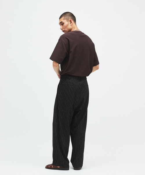 JOURNAL STANDARD(ジャーナルスタンダード)の「クレープ ウィーヴ リラックス Tシャツ(Tシャツ/カットソー・メンズ・ブラック系その他/ホワイト系その他/グレー/ブラウン・MEDIUM/SMALL/LARGE)」の8枚目の写真