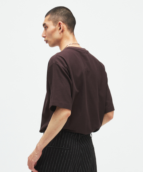 JOURNAL STANDARD(ジャーナルスタンダード)の「クレープ ウィーヴ リラックス Tシャツ(Tシャツ/カットソー・メンズ・ブラック系その他/ホワイト系その他/グレー/ブラウン・MEDIUM/SMALL/LARGE)」の11枚目の写真