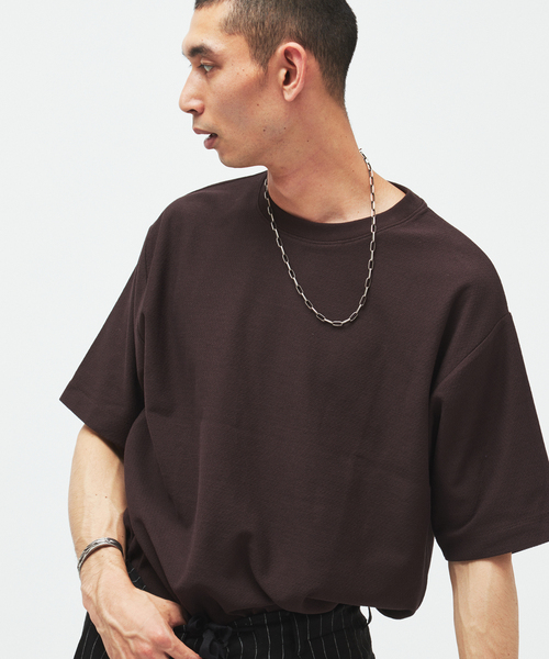 JOURNAL STANDARD(ジャーナルスタンダード)の「クレープ ウィーヴ リラックス Tシャツ(Tシャツ/カットソー・メンズ・ブラック系その他/ホワイト系その他/グレー/ブラウン・MEDIUM/SMALL/LARGE)」の13枚目の写真