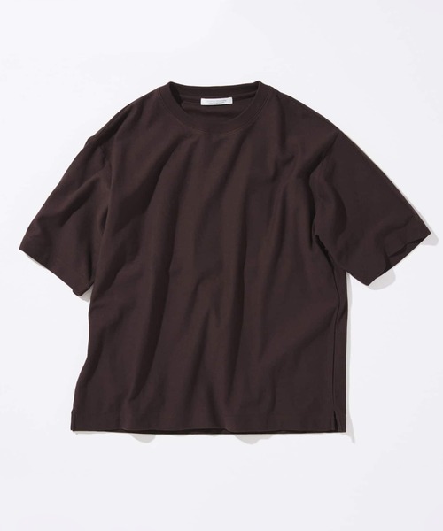 JOURNAL STANDARD(ジャーナルスタンダード)の「クレープ ウィーヴ リラックス Tシャツ(Tシャツ/カットソー・メンズ・ブラック系その他/ホワイト系その他/グレー/ブラウン・MEDIUM/SMALL/LARGE)」の4枚目の写真