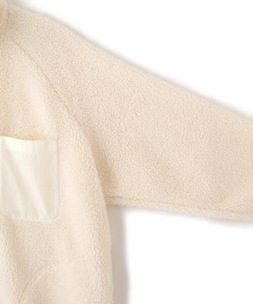 Y(ワイ)の「Y / RECYCLE POLYESTER BOA BLOUSON(ブルゾン・メンズ・ネイビー/ホワイト・LARGE/MEDIUM)」の11枚目の写真