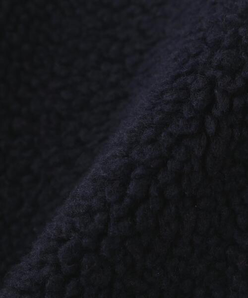 Y(ワイ)の「Y / RECYCLE POLYESTER BOA BLOUSON(ブルゾン・メンズ・ネイビー/ホワイト・LARGE/MEDIUM)」の19枚目の写真