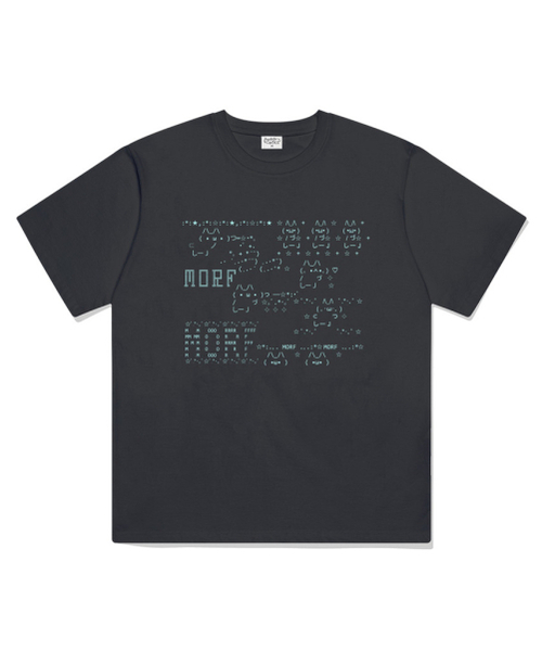 THEMORFHOUSE(ザモーフハウス)の「アスキーキャット オーバーサイズ 半袖Tシャツ グレー(Tシャツ/カットソー・レディース・その他・SMALL/MEDIUM/LARGE)」の5枚目の写真
