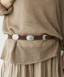 Puntovita | 【PUNTOVITA/プントヴィータ】 CONCHO BELT BROWN(ベルト)