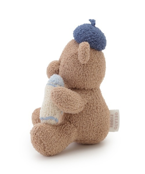 gelato pique(ジェラートピケ)の「【BABY】エアリーモコドローイングベアラトル(その他ベビー用品・キッズ・ブラウン・F)」の4枚目の写真
