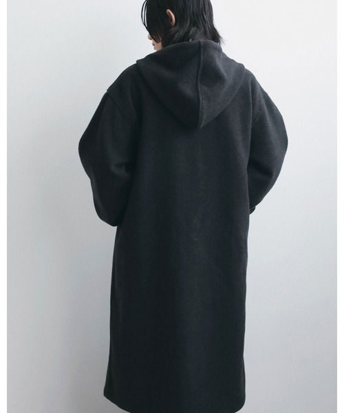 anuke（アンヌーク）の「Wool Hoodie Coat（ステンカラーコート・レディース・チャコールグレー/ブラウン/ブラック・38inch/36inch）」の20枚目の写真