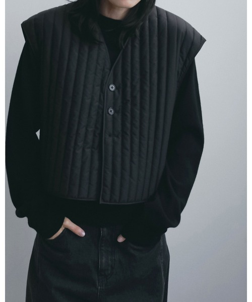 anuke（アンヌーク）の「Wool Hoodie Coat（ステンカラーコート・レディース・チャコールグレー/ブラウン/ブラック・38inch/36inch）」の10枚目の写真