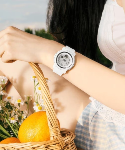 G-SHOCK(ジーショック)の「BABY-G/ベイビージー 腕時計 BGA-290SA-7AJF(アナログ腕時計・レディース・ホワイト・FREE)」の3枚目の写真