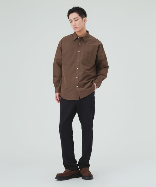 BEAMS HEART(ビームスハート)の「グリッドチェック レギュラーカラーシャツ(シャツ/ブラウス・メンズ・ブルー/ブラウン/ブラック・MEDIUM/SMALL/LARGE)」の5枚目の写真