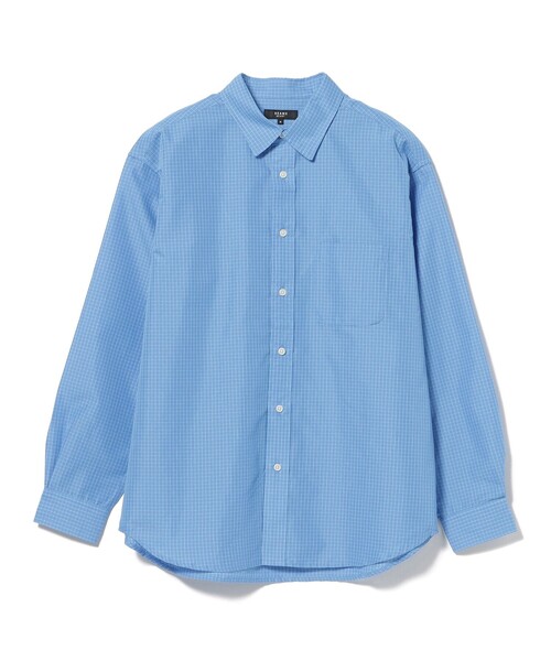 BEAMS HEART(ビームスハート)の「グリッドチェック レギュラーカラーシャツ(シャツ/ブラウス・メンズ・ブルー/ブラウン/ブラック・MEDIUM/SMALL/LARGE)」の17枚目の写真