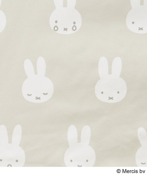 OPAQUE.CLIP(オペークドットクリップ)の「◆【miffy】総柄プリント晴雨兼用折りたたみジャンプ傘(折りたたみ傘・レディース・ブラック/オフホワイト・00)」の8枚目の写真