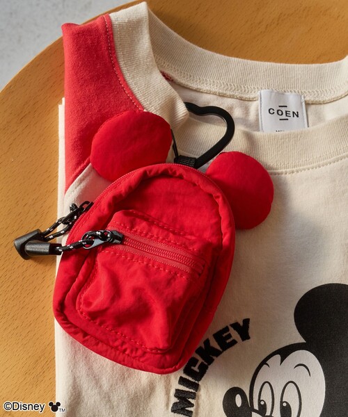 coen（コーエン）の「【新色登場 / MICKEY(ミッキー) / 別注】 リュック型シルエットミニポーチ（ショルダーバッグ・レディース・その他1/シルバー/ブラウン/ブラック/その他3/その他4/レッド・FREE）」の4枚目の写真