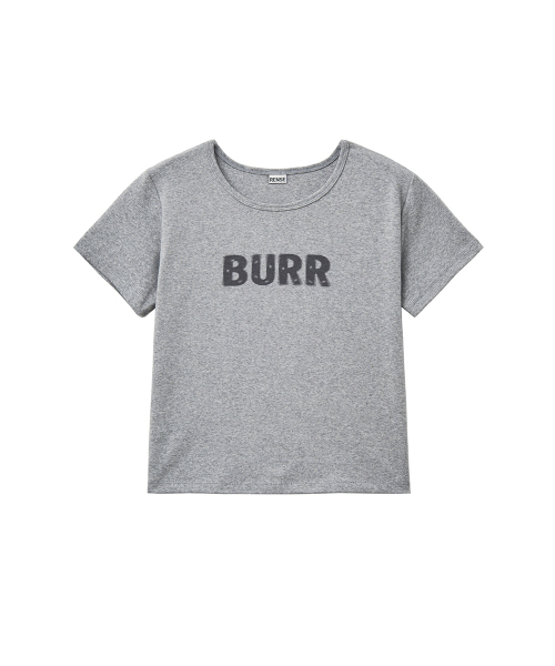 RENSE(レンセ)の「BURR Graphic Tee Melange Gray(Tシャツ/カットソー・レディース・その他・OS)」の3枚目の写真