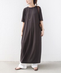 セール】TICCA:〈手洗い可能〉リネン ツイスト スリーブ ワンピース