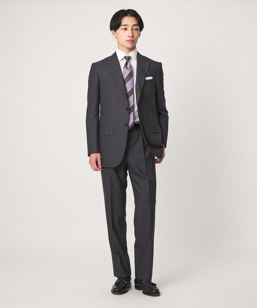 green label relaxing(グリーンレーベルリラクシング)の「コットン フレンチツイル ワイドカラー ドレスシャツ -形態安定-(ビジネスシャツ・メンズ・ホワイト・37cm/43cm/41cm/42cm/40cm/38cm/39cm)」の3枚目の写真