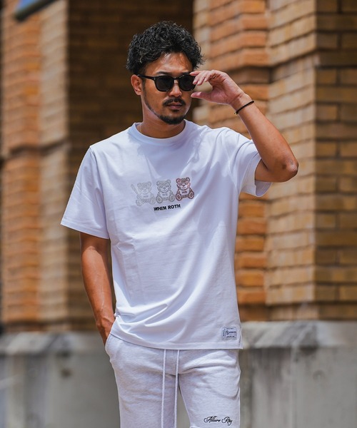 adamsJUGGLER(アダムスジャグラー)の「W/Rアイシーベアーティー(Tシャツ/カットソー・メンズ・ホワイト/ブラック・XL/M/L)」の11枚目の写真