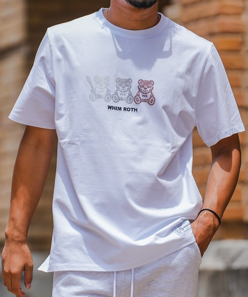 adamsJUGGLER(アダムスジャグラー)の「W/Rアイシーベアーティー(Tシャツ/カットソー・メンズ・ホワイト/ブラック・XL/M/L)」の15枚目の写真