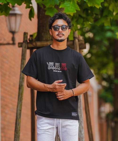 adamsJUGGLER(アダムスジャグラー)の「W/Rアイシーベアーティー(Tシャツ/カットソー・メンズ・ホワイト/ブラック・XL/M/L)」の17枚目の写真