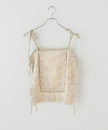 Heriter（エリテ）の「Heriter/エリテ cutwork parts camisole キャミソール HO-00-3075（キャミソール）」