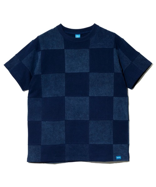 Good On(グッドオン)の「Good On/グッドオン INDIGO PATCH WORK TEE(Tシャツ/カットソー・メンズ・インディゴブルー・X-LARGE/LARGE/MEDIUM/XX-LARGE)」の6枚目の写真