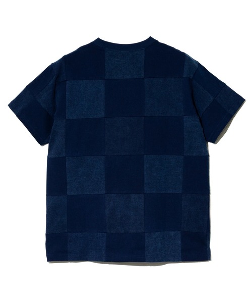 Good On(グッドオン)の「Good On/グッドオン INDIGO PATCH WORK TEE(Tシャツ/カットソー・メンズ・インディゴブルー・X-LARGE/LARGE/MEDIUM/XX-LARGE)」の7枚目の写真