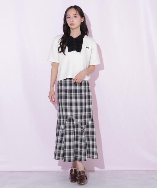 JILL by JILL STUART（ジルバイジルスチュアート）の「イレヘムマーメイドスカート（スカート・レディース・ブラック系その他/グレー・FREE）」の4枚目の写真