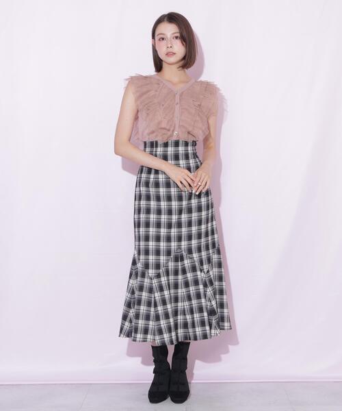 JILL by JILL STUART（ジルバイジルスチュアート）の「イレヘムマーメイドスカート（スカート・レディース・ブラック系その他/グレー・FREE）」の6枚目の写真