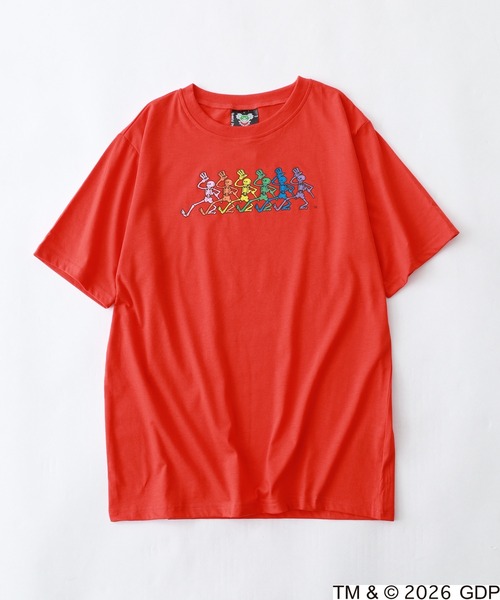 FUNALIVE(ファンアライブ)の「Grateful Dead グレイトフルデッド 半袖Tシャツ(Tシャツ/カットソー・メンズ・グリーン系1/ブラック系1/レッド系1・LL/L)」の5枚目の写真