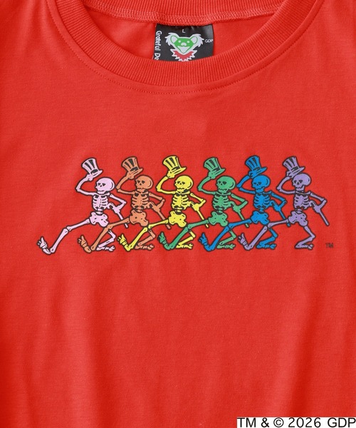 FUNALIVE(ファンアライブ)の「Grateful Dead グレイトフルデッド 半袖Tシャツ(Tシャツ/カットソー・メンズ・グリーン系1/ブラック系1/レッド系1・LL/L)」の6枚目の写真