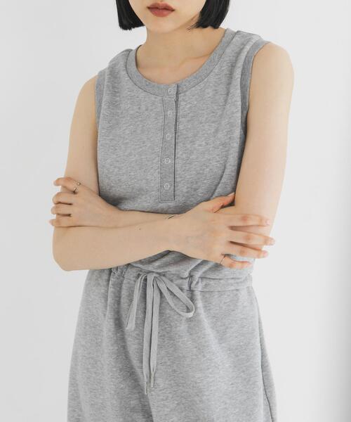 KBF(ケイビーエフ)の「スウェットオールインワン(その他パンツ・レディース・グレー系その他/ブラウン・ONE)」の3枚目の写真