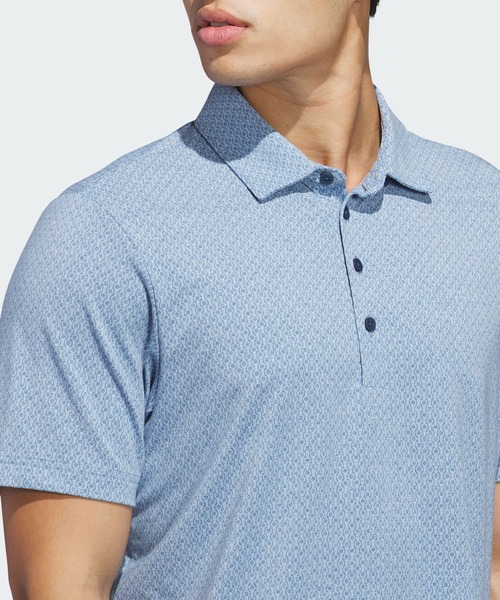 adidas(アディダス)の「アルティメット365+ GO-TO プリント ポロシャツ【adidas Golf/アディダスゴルフ】(ポロシャツ・メンズ・ブルー・X-LARGE/SMALL/3XL/XX-LARGE/LARGE/MEDIUM)」の4枚目の写真