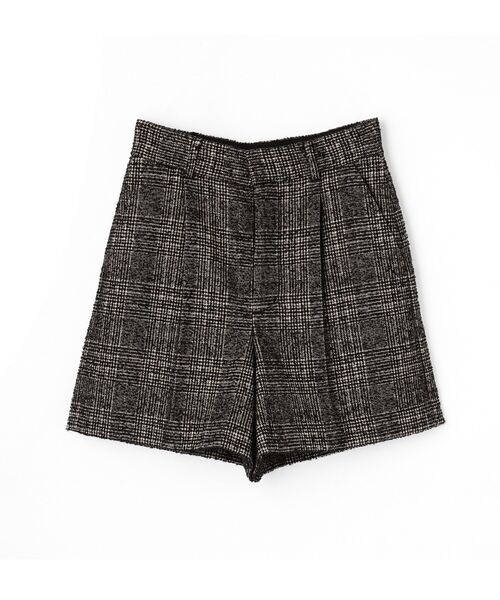 DRESSTERIOR(ドレステリア)の「【セットアップ可】ループグレンチェックショートパンツ(その他パンツ・レディース・ブラック系1・38/36/34)」の2枚目の写真