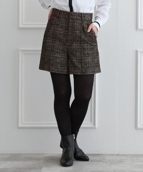 DRESSTERIOR(ドレステリア)の「【セットアップ可】ループグレンチェックショートパンツ(その他パンツ・レディース・ブラック系1・38/36/34)」の10枚目の写真