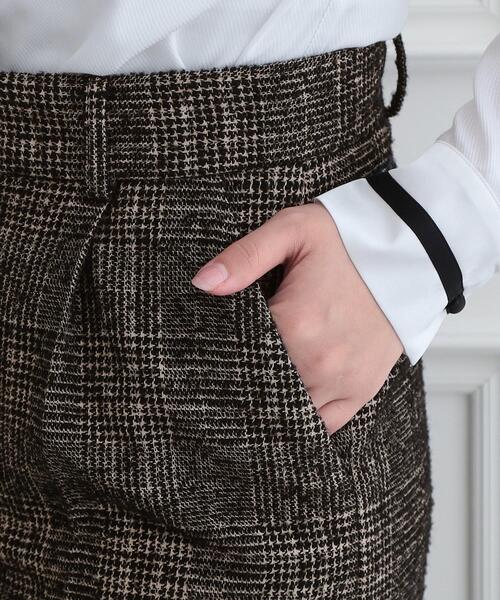 DRESSTERIOR(ドレステリア)の「【セットアップ可】ループグレンチェックショートパンツ(その他パンツ・レディース・ブラック系1・38/36/34)」の19枚目の写真