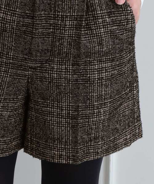 DRESSTERIOR(ドレステリア)の「【セットアップ可】ループグレンチェックショートパンツ(その他パンツ・レディース・ブラック系1・38/36/34)」の20枚目の写真