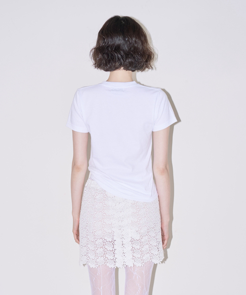 EDIT. FOR LULU(エディットフォールル)の「【SKIN for LULU】 mini tee(Tシャツ/カットソー・レディース・ホワイト・FREE)」の10枚目の写真
