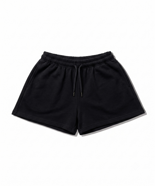 UNDEROFF(アンダーオフ)の「Aラインマイクロスウェットショーツブラック(その他パンツ・レディース・ブラック・SMALL/MEDIUM)」の2枚目の写真