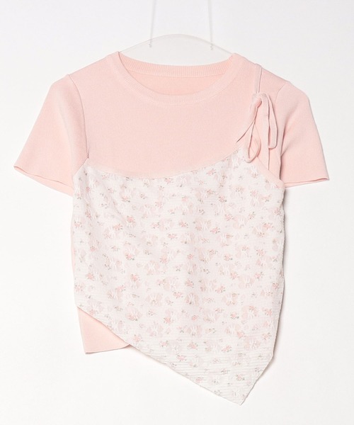 Chick｜チックのTシャツ/カットソー（ピンク/桃色系・花柄・ボタニカル