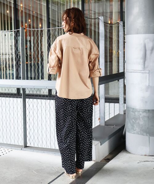 le.coeur blanc(ルクールブラン)の「ドットタックワイドイージーパンツ(その他パンツ・レディース・ブラック系その他/ブルー系その他4・38)」の19枚目の写真