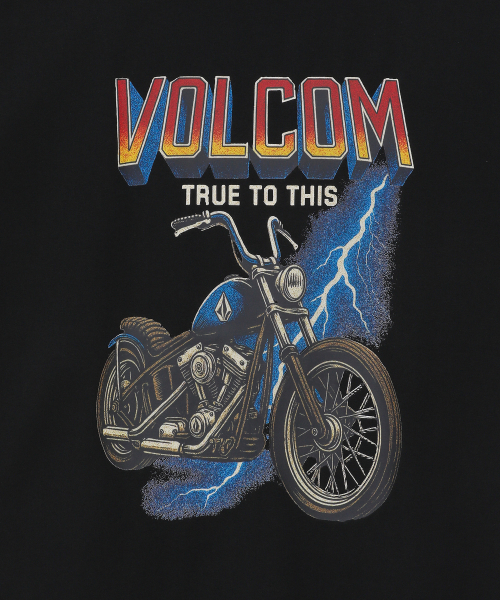 VOLCOM（ボルコム）の「サンダーライダーズ オーバーサイズ 半袖Tシャツ(ブラック)（Tシャツ/カットソー・レディース・その他・LARGE/MEDIUM/X-LARGE/SMALL）」の4枚目の写真