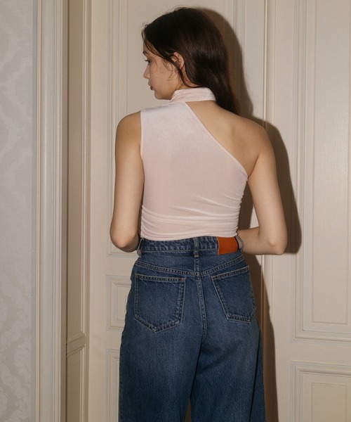 EIMY ISTOIRE(エイミーイストワール)の「WIDE LEG DENIM(デニムパンツ・レディース・ブルー・23/24)」の9枚目の写真