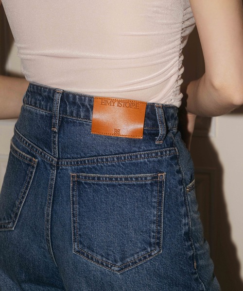 EIMY ISTOIRE(エイミーイストワール)の「WIDE LEG DENIM(デニムパンツ・レディース・ブルー・23/24)」の10枚目の写真
