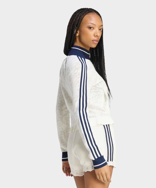 adidas(アディダス)の「スポーツ TT W トラックトップ トラックジャケット / アディダスオリジナルス adidas Originals(ジャージ・レディース・ホワイト・3XL/SMALL/X-LARGE/MEDIUM/LARGE/X-SMALL/XX-LARGE)」の2枚目の写真