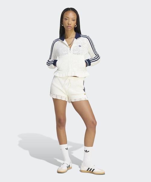 adidas(アディダス)の「スポーツ TT W トラックトップ トラックジャケット / アディダスオリジナルス adidas Originals(ジャージ・レディース・ホワイト・3XL/SMALL/X-LARGE/MEDIUM/LARGE/X-SMALL/XX-LARGE)」の5枚目の写真