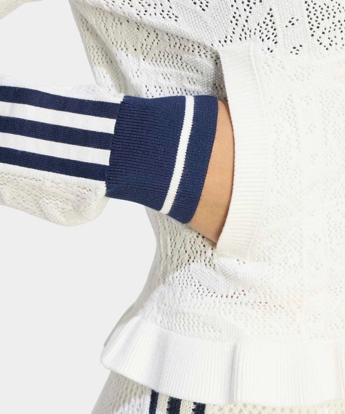 adidas(アディダス)の「スポーツ TT W トラックトップ トラックジャケット / アディダスオリジナルス adidas Originals(ジャージ・レディース・ホワイト・3XL/SMALL/X-LARGE/MEDIUM/LARGE/X-SMALL/XX-LARGE)」の4枚目の写真