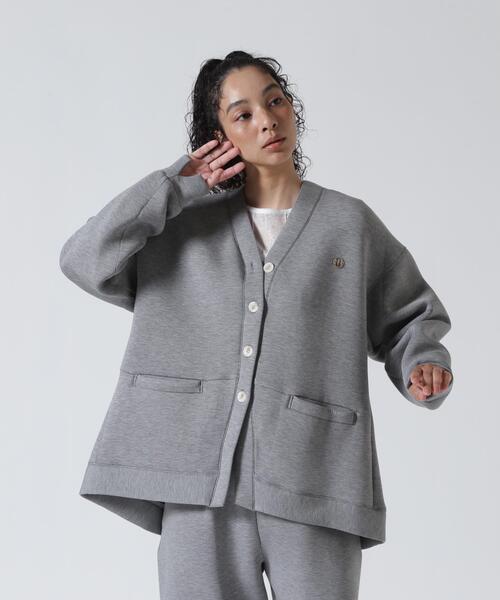 YENN(イエン)の「YENN(イエン)SPONDISH VOLUME CARDIGAN/SET UP可(カーディガン/ボレロ・レディース・グレー/ブラック・F)」の14枚目の写真