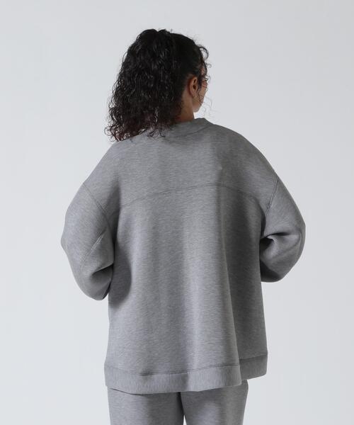 YENN(イエン)の「YENN(イエン)SPONDISH VOLUME CARDIGAN/SET UP可(カーディガン/ボレロ・レディース・グレー/ブラック・F)」の15枚目の写真