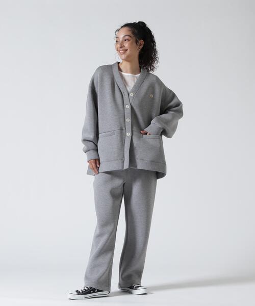 YENN(イエン)の「YENN(イエン)SPONDISH VOLUME CARDIGAN/SET UP可(カーディガン/ボレロ・レディース・グレー/ブラック・F)」の16枚目の写真