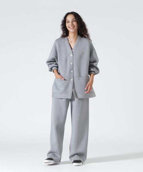YENN(イエン)の「YENN(イエン)SPONDISH VOLUME CARDIGAN/SET UP可(カーディガン/ボレロ・レディース・グレー/ブラック・F)」の18枚目の写真